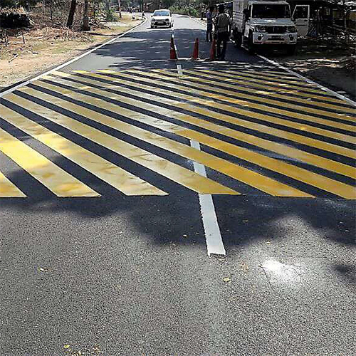 Yellow Rumble Strips